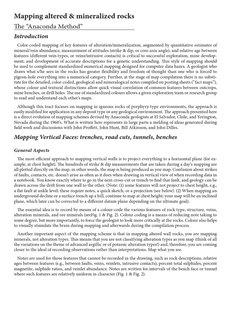 Anaconda Manual | PDF | Minerals | Geology