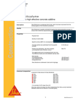 Sika - Silicafume: Pozzolanic High Effective Concrete Additive