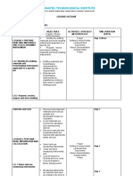 St. Amatiel Technological Institute: Course Outline