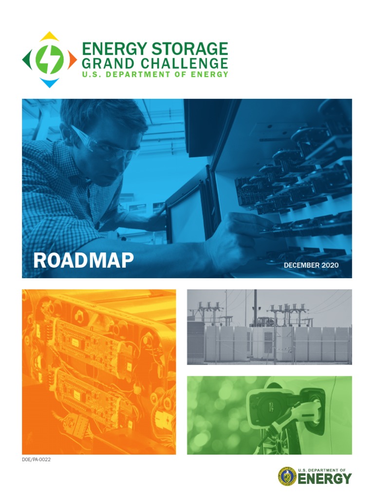 Energy Storage Grand Challenge Roadmap PDF United States Department