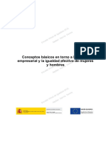 Conceptos Básicos en Torno A La Cultura Empresarial y La Igualdad Efectiva de Mujeres y Hombres