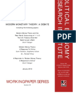 Workingpaper Series: Modern Monetary Theory: A Debate