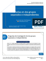 S-11-T-Media en Dos Grupos