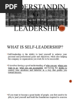 Understanding Self-Leadership