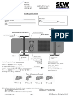SEW-EURODRIVE application data for travel drive systems