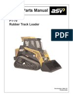 ASV Posi-Track PT-70 Track Loader Master Parts Catalogue Manual PDF