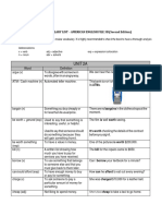 Unit 2A: Ei4204 - Vocabulary List - American English File 3B (Second Edition)