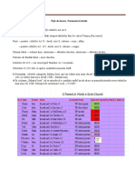 Excel. Formatari Tabele