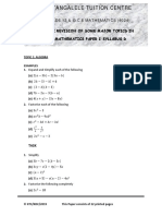 Mathematics Revision Topic by Topic