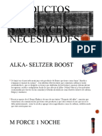 Productos Que Satisfacen Necesidades