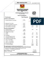 UltraTech PPC Test Certificate