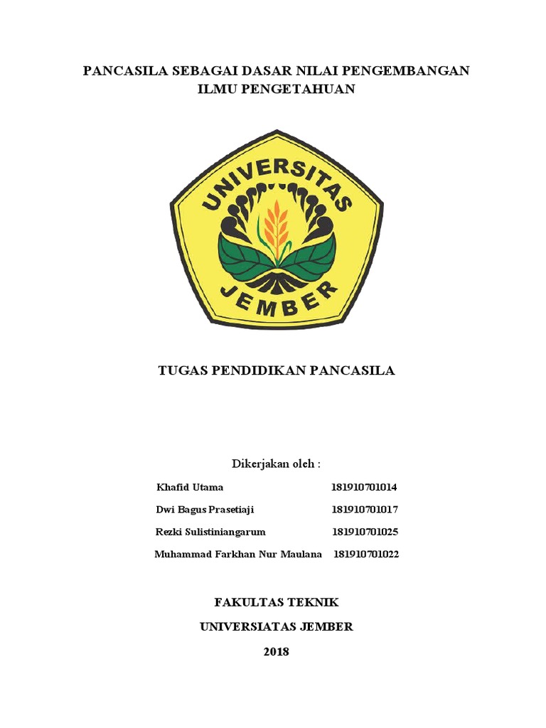 Pancasila dan Pengembangan Ilmu Pengetahuan | PDF | Sains & Matematika