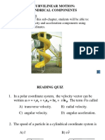 Chapter 2.5 - Curvilinear Motion - Cylindrical Component - Studentversion