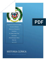 HISTORIA CLINICA, Práctica. Marlin Rodríguez, 2