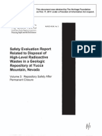 Yucca Mountain Safety Evaluation Report - Volume 3