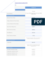 Product Characteristics: Warranty