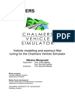 Thesi Vehicle Modelling and Washout Filter Tuning For The Chlamers Vehicle Simulator PDF