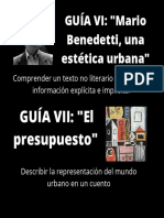GUÍA VI - Mario Benedetti, Una Estética Urbana