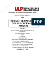 Trabajo 8 - Derecho Minero - Uap Filial Huancayo