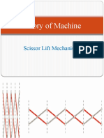 Theory of Machine: Scissor Lift Mechanism