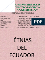 Presentación Etnias Del Ecuador