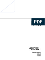 Parts List: Published in August 2011 3N2PL070 First Edition