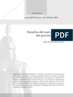 Desafios Del Nuevo Proceso Ejecutivo CGP Miguel Rojas PDF