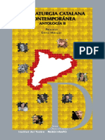 Dramaturgia Catalana Contemporánea-Antología II PDF