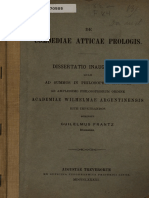 Wilhelm Frantz, De Comoediae Atticae Prologis