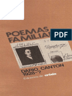 Dario Canton Poemas Familiares PDF