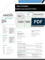 Black and White CV in MS WORD Design Credit