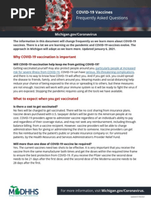 Covid-19 Vaccine Public FAQ