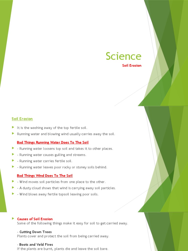 Understanding Soil Erosion Causes & Effects | PDF | Home & Garden