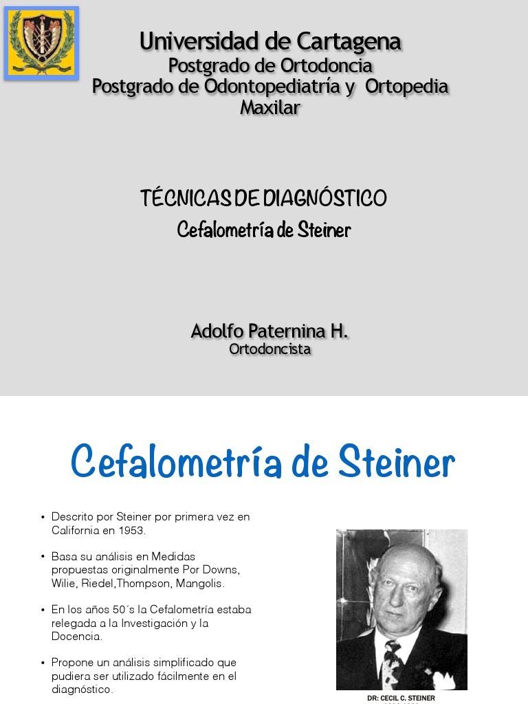 Cefalometria de Steiner-3 | PDF | Ortodoncia | Cara