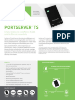 Portserver TS: Simple, Reliable and Cost-Effective RS-232 Serial-To-Ethernet Connectivity