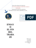 Ensayo Libro Fin Del Trabajo Abelis