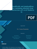 Sinulasulfoxide and sinulasulfone, sulfur-containing alkaloids from the.pptx