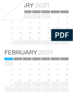 Calendario 2021 Tabloide PDF