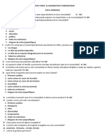 Encuesta para El Diagnostico Comunitario