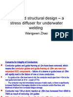 FE Based Structural Design - A Stress Diffuser For Underwater Welding