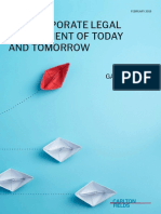 The Corporate Legal Department of Today and Tomorrow PDF