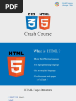 HTML & CSS Crash Course