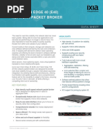 Ixia Vision Edge 40 (E40) Network Packet Broker: Highlights