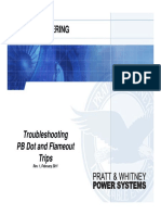 Troubleshooting PWPS Engine PB Dot and Flameout Trips