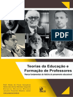 Teorias Da Educação e A Formação de Professores Marcos Fundamentais Da História Do Pensamento Educacional PDF
