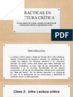 Practicas en Lectura Crítica Profundización