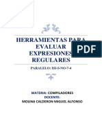 Herramientas para evaluar expresiones regulares paralelo