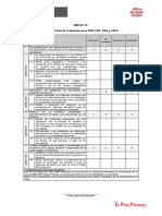 criterios para la evaluacion