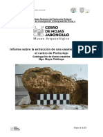 Informe Sobre La Extracción de Una Osamenta Hallada en El Centro de Portoviejo Mayra Chiriboga 2019 1 1 PDF