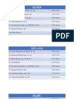 Jadwal Dokter (Tiap Hari)